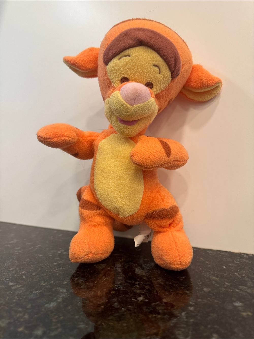 Fisher Price 10in 2001 Mattel Disney Tigger Stuffed Plush China-Rattel